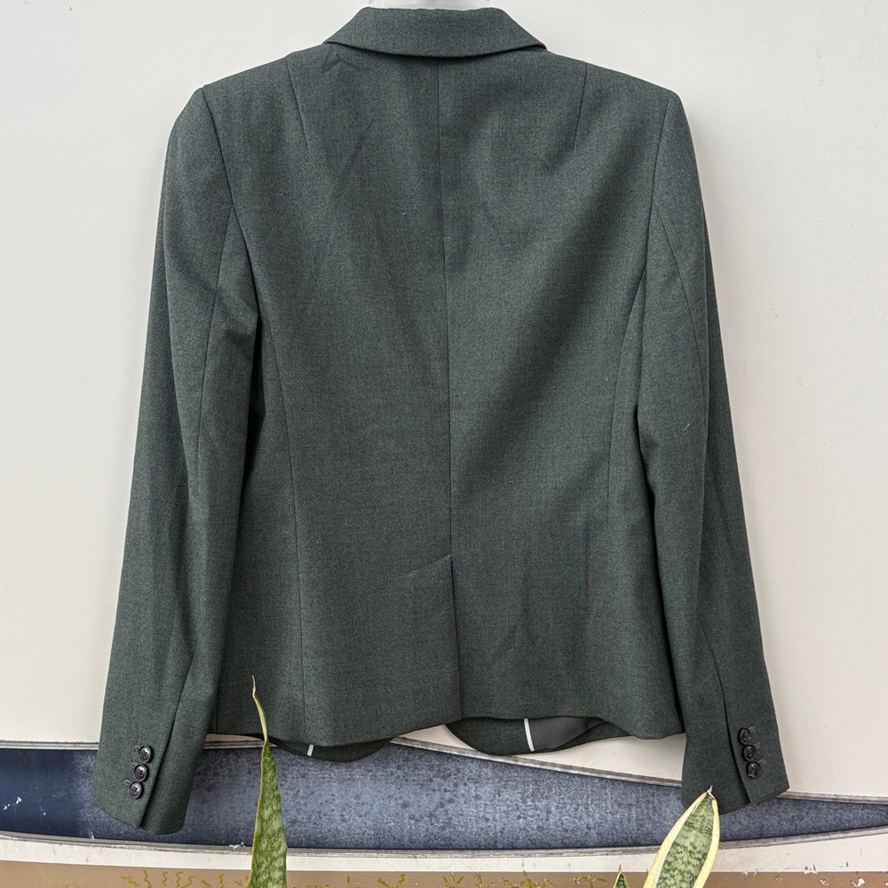 Banana Republic Women's Forest Green Blazer - Picture 3 of 10